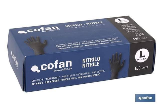 Guantes Nitrilo Rugoso 0278 COFAN